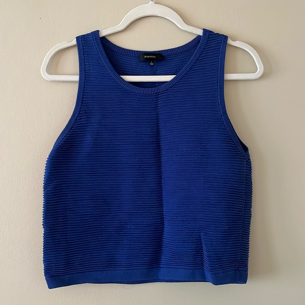 Babaton Boxy Ribbed Tank